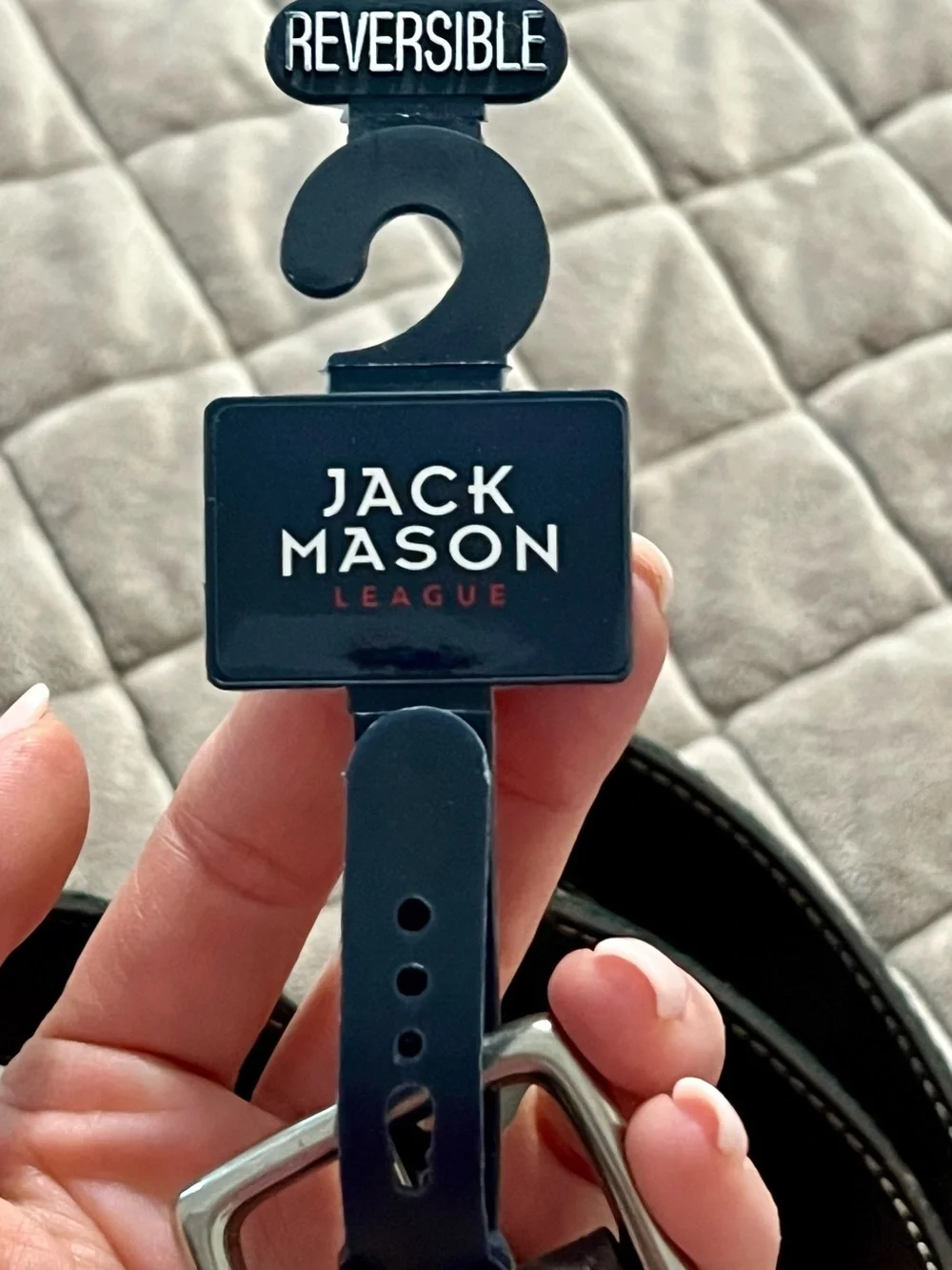 Jack Mason Green Bay Packers Reversible Belt, Size 38 Leather Stitching